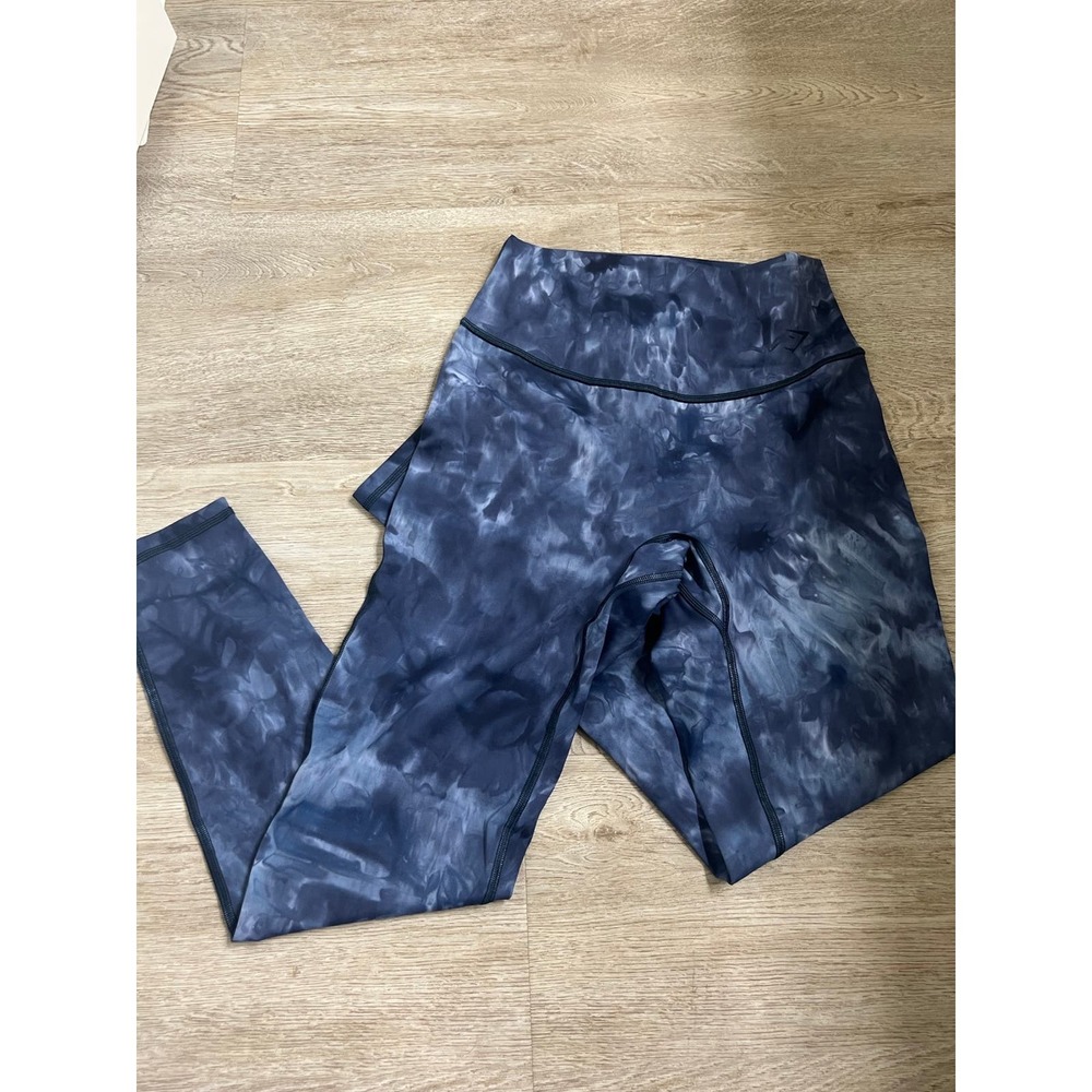 [M] EUC ELEVATE LEGGINGS Lakeside Blue Spray Dye